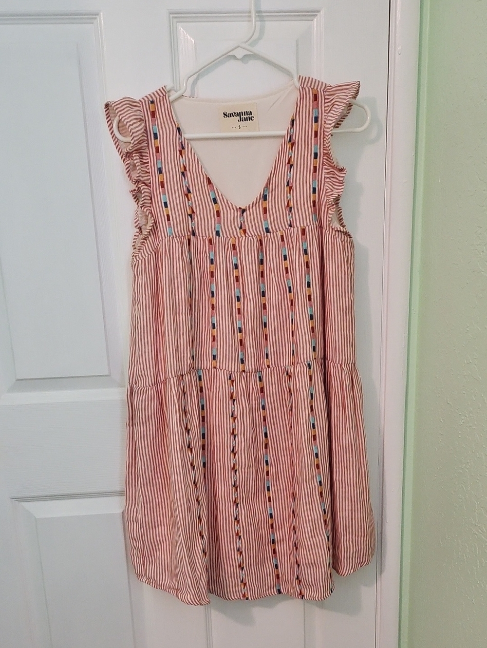 Savanna Jane stripe dress Small